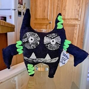 Crazy Old BAT 9" TALL.  ( Handmade ) + A Free Gift